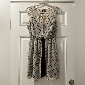 Women’s Petticoat Alley Sleeveless Polka Dot Size Medium Dress